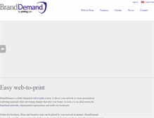 Tablet Screenshot of branddemand.com